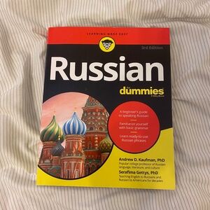 NEW Russian for dummies Language Book Workbook